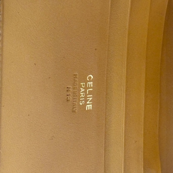 Vintage Celine Macadam Wallet – Tan Canvas, Triomphe Logo, Made in Italy - Picture 7 of 11